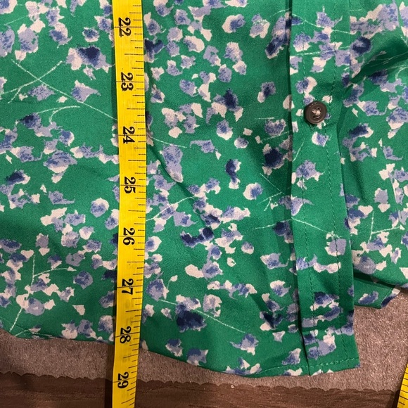 [M]Banana Republic Dillon Green Floral Shirt NWOT - Picture 6 of 7